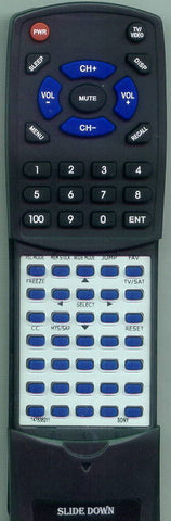 SONY RMY1105 Replacement Remote