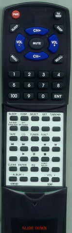 SONY MHCDGX750 Replacement Remote