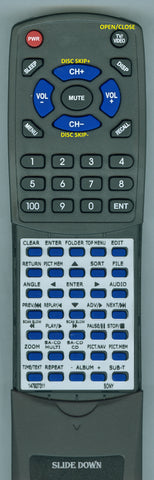 SONY--INSERT 147927311 Replacement Remote