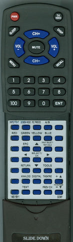 SONY KDL40T26XX Replacement Remote
