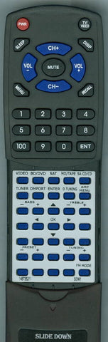 SONY 148735211 Replacement Remote