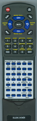 SONY--INSERT RMAAP063 Replacement Remote