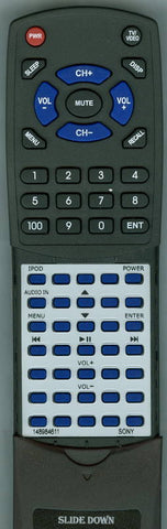 SONY 148984611 Replacement Remote
