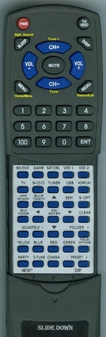 SONY--INSERT STRDA1800ES Replacement Remote