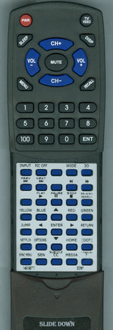 SONY KDL65S990A Replacement Remote