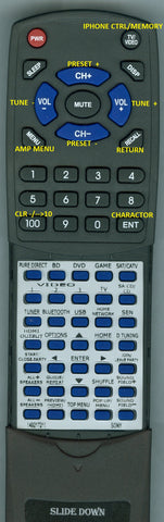 SONY--INSERT STRDN1040 Replacement Remote