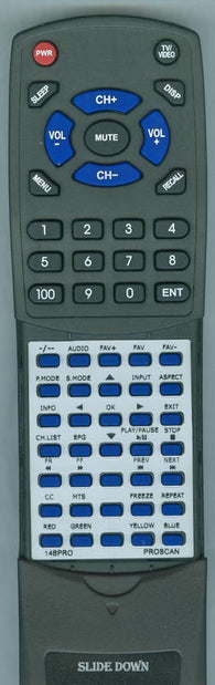 PROSCAN PLDED5520-UHD Replacement Remote