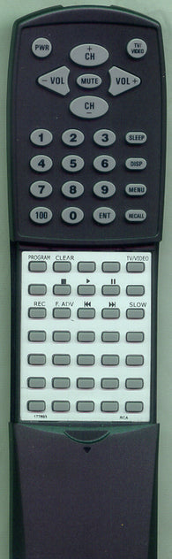 RCA RT177693 Replacement Remote