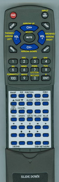 DISHNETWORKINSERT DISH NETWORK remote Replacement Remote