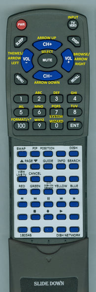 DISH-NETWORK--INSERT ViP 622 Replacement Remote