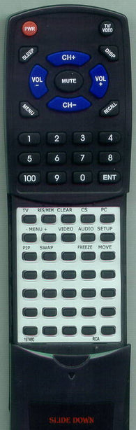 RCA RT197460 Replacement Remote