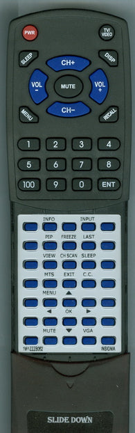 INSIGNIA 1MI1ZZZB062 Replacement Remote