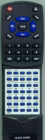 RCA VSQS0937 Replacement Remote