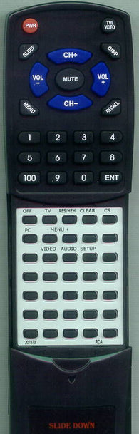 RCA RT207873 Replacement Remote
