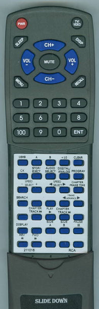 RCA RT211016 Replacement Remote