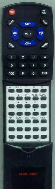 RCA RT212234 Replacement Remote