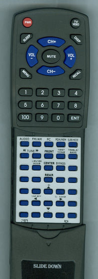 RCA 58A19107 Replacement Remote
