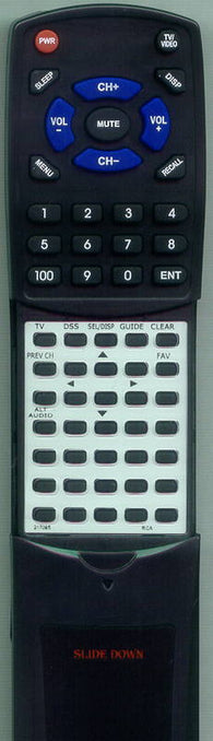 RCA RT217095 Replacement Remote