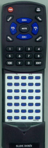 PROSCAN PS52650SIMPLE Replacement Remote