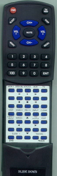 PROSCAN 221402 Replacement Remote
