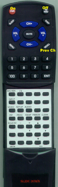 RCA--INSERT GPR2743E Replacement Remote