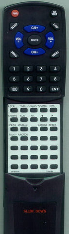 TOSHIBA CT9677 Replacement Remote