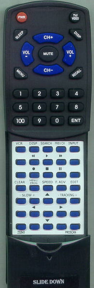 PROSCAN 232843 Replacement Remote
