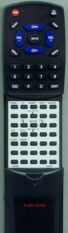 TOSHIBA 36A12 Replacement Remote