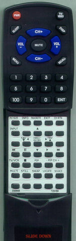 TOSHIBA 36AFX63 Replacement Remote