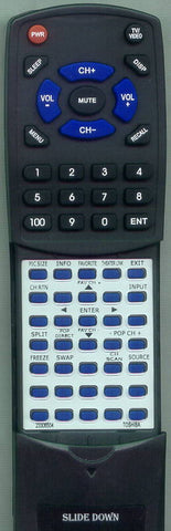 TOSHIBA 34HFX84 Replacement Remote
