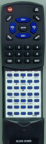 TOSHIBA 34HX83 Replacement Remote