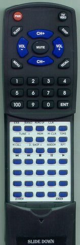 ZENITH RT237AREM Replacement Remote