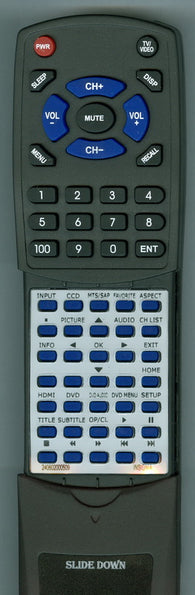 INSIGNIA 240602000509 Replacement Remote