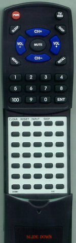 GE 27GT624TX1 Replacement Remote