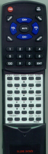 PROSCAN CRK76BL1 Replacement Remote