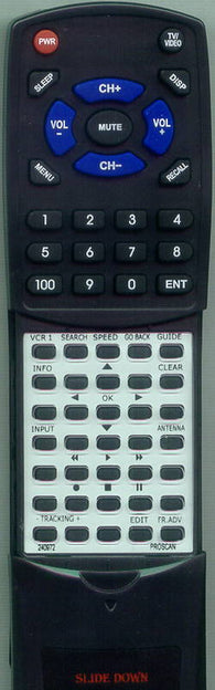 PROSCAN RT240972 Replacement Remote