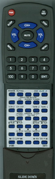 ONKYO RC108X Replacement Remote