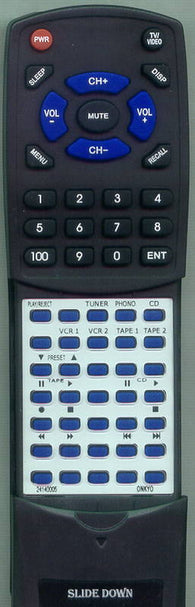 ONKYO 24140005 Replacement Remote