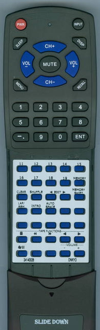 ONKYO DX7500 Replacement Remote