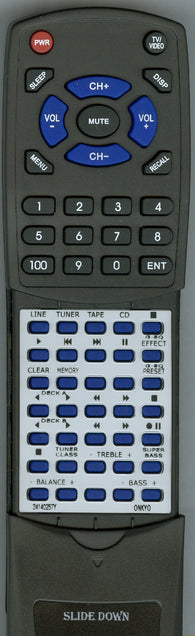 ONKYO RC257S Replacement Remote