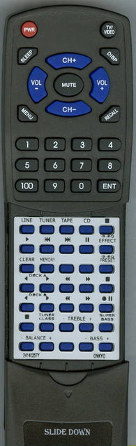 ONKYO RC229S Replacement Remote