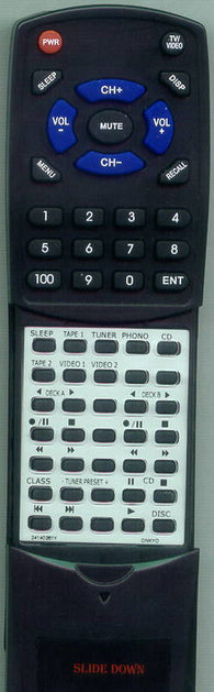 ONKYO 24140261Y Replacement Remote
