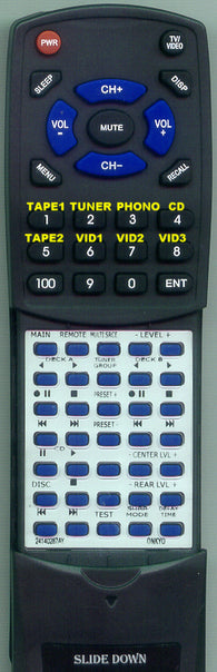 ONKYO ASV620 Replacement Remote