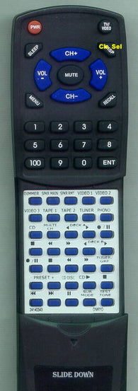 ONKYOINSERT TXSV545 Replacement Remote