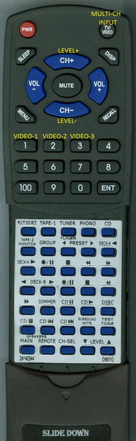 ONKYO 24140344 Replacement Remote
