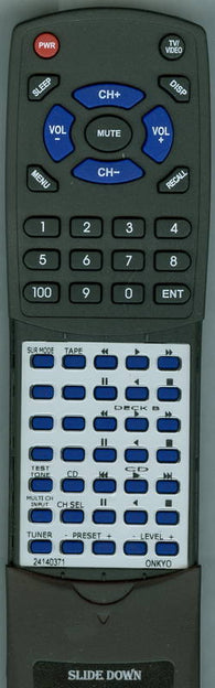 ONKYO RC371M Replacement Remote