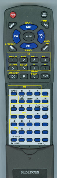ONKYO CS209 Replacement Remote