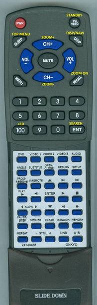 ONKYOINSERT RC-438DV Replacement Remote
