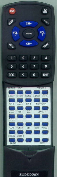 ONKYO RC478M Replacement Remote
