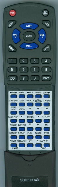 ONKYO DV-SP1000 Replacement Remote